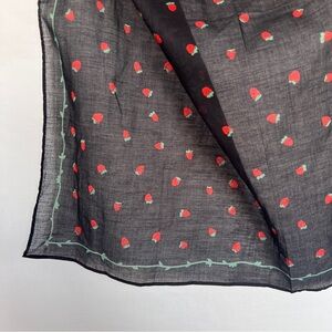 Madewell bandana with strawberry pattern